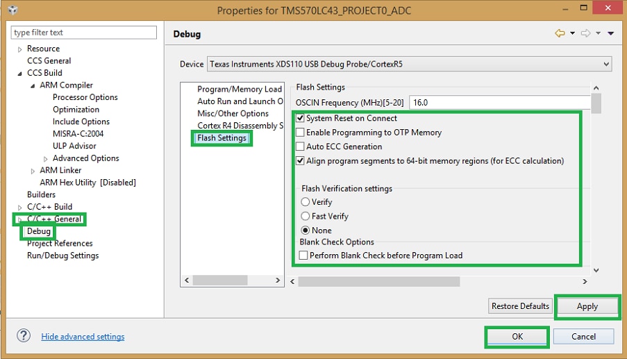 Hercules TMS570LC43x LaunchPad: Starting With An ADC Project ...